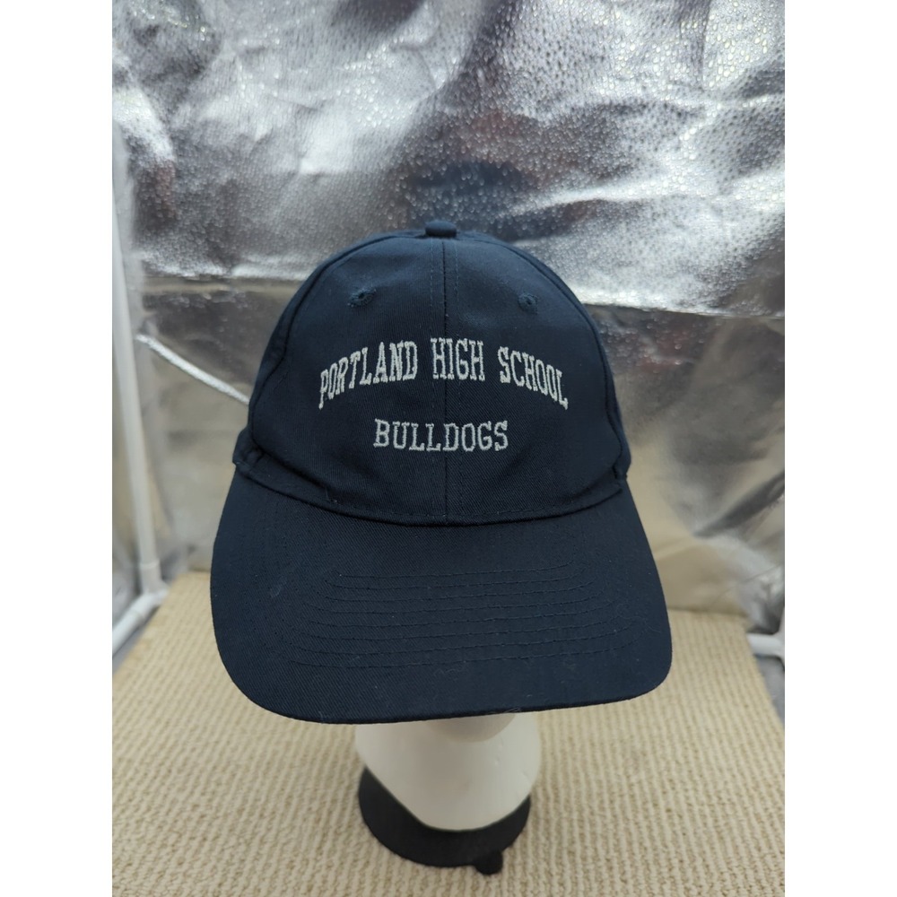 Portland Maine High School Bulldogs Adult Adjustable Hat Cap